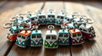 vw bus keychain bottle openers