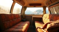 vw bus long trip comfort