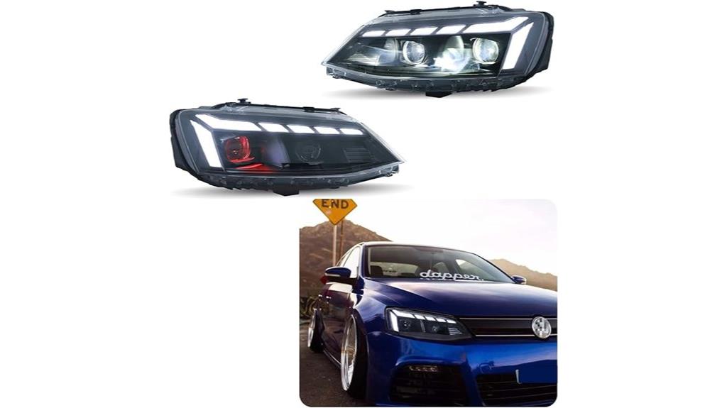 vw jetta led headlights