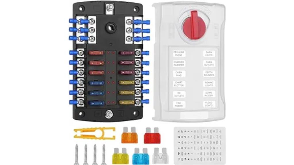 waterproof 12v fuse block