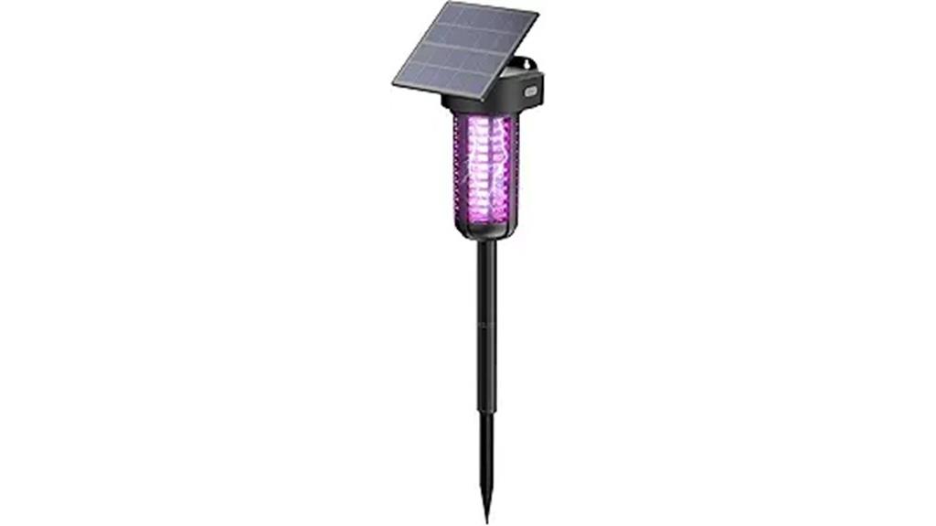 waterproof rechargeable solar insect zapper
