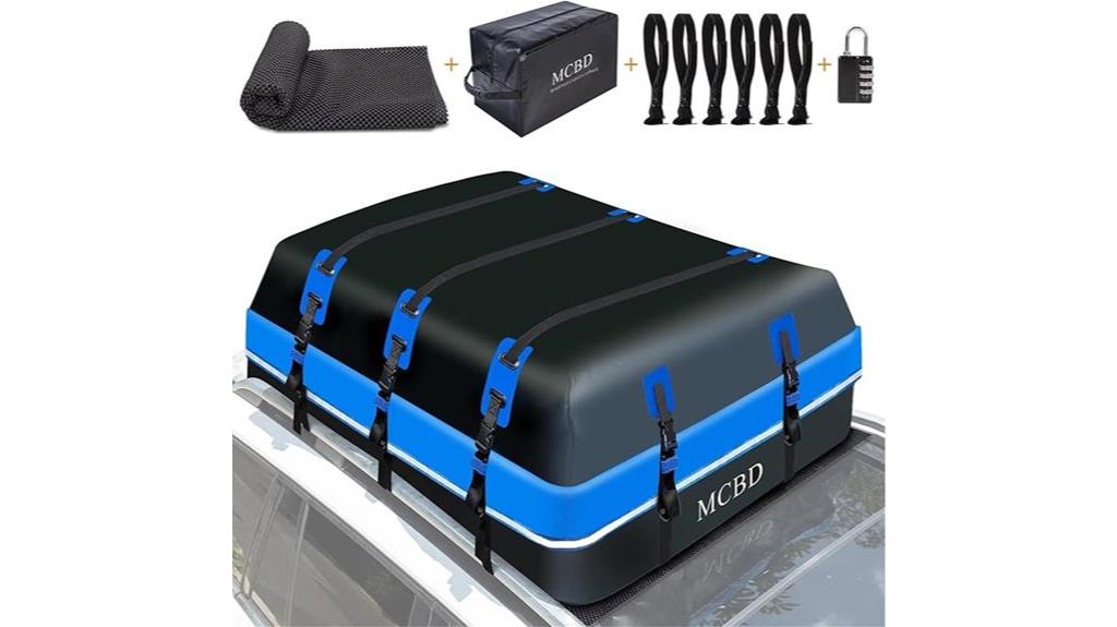 waterproof rooftop luggage bag