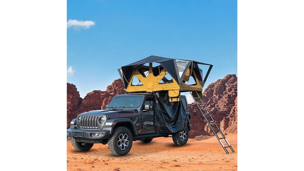 waterproof rooftop tent for two