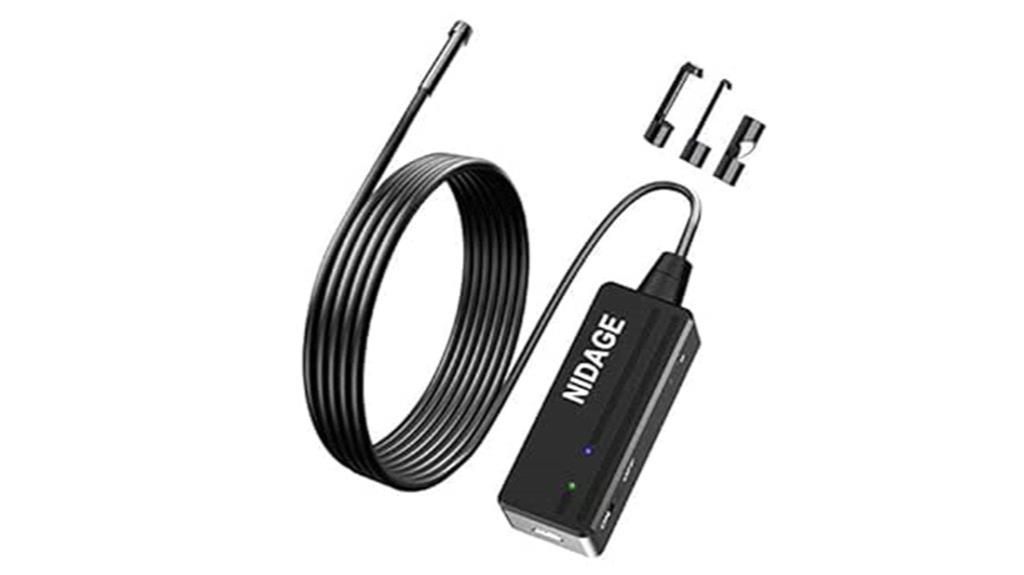 wireless endoscope with light