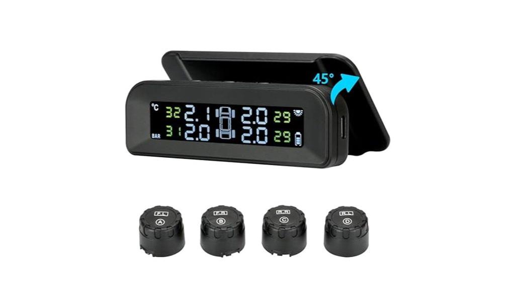 wireless solar tire pressure