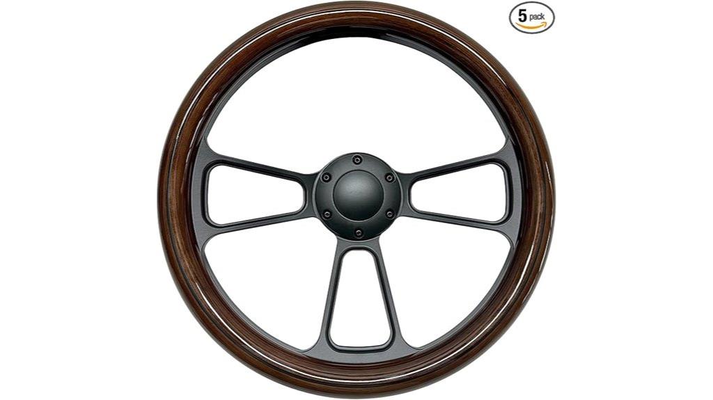 wooden racing wheel