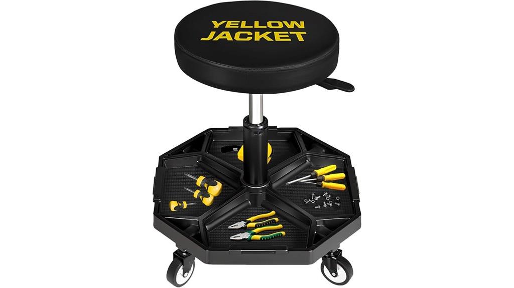 yellow jacket garage seat