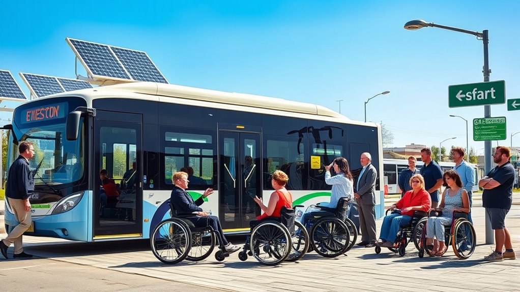 accessible electric bus improvements