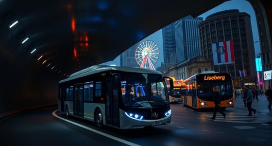autonomous buses in testing
