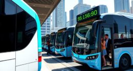 bus fleet carbon costs
