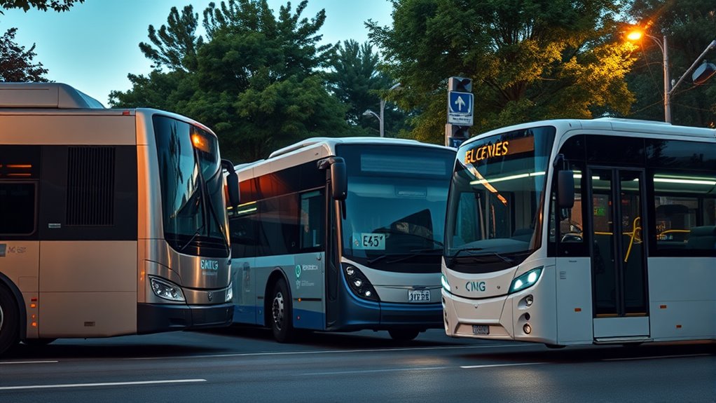 bus noise level comparison