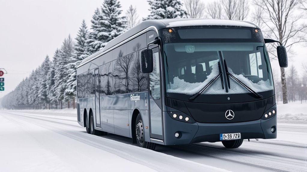 cold climate electric bus adaptations