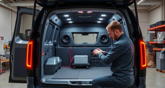 efficient electric van audio