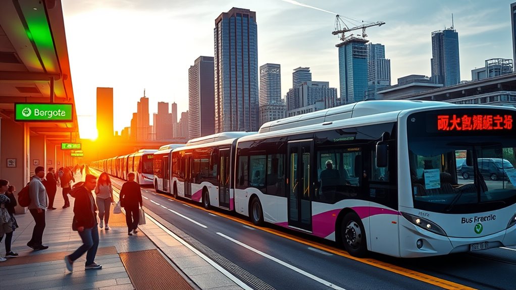 electric bus brt integration