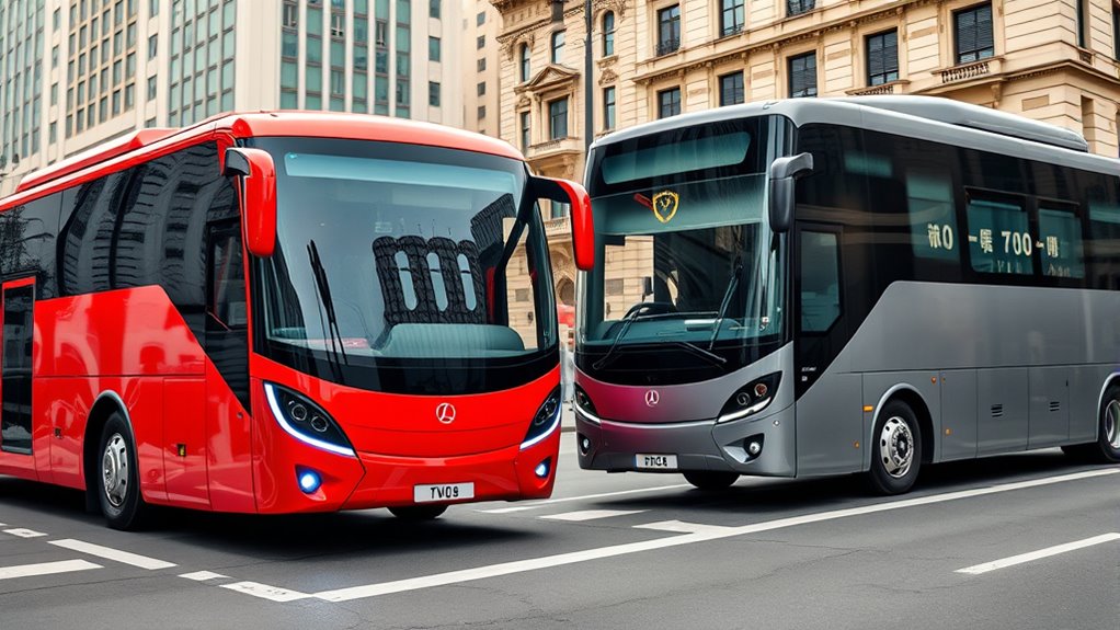 electric bus comparison