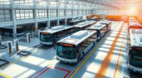 electric bus depot design
