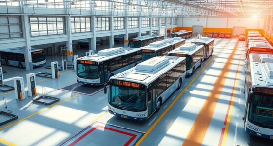 electric bus depot design