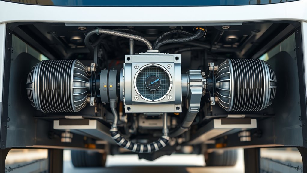 electric bus drivetrain components