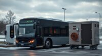 electric bus heating options