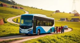 electric bus mobile library