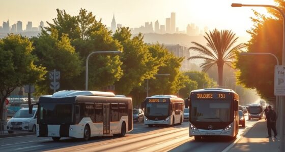 electric bus pollution reduction