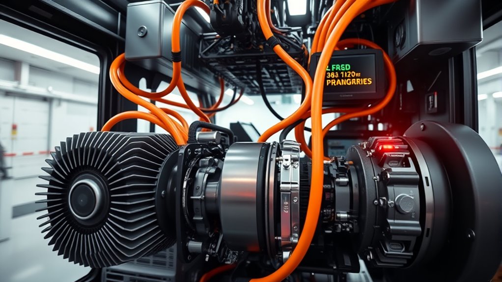 electric bus powertrain components