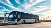 electric bus renewable charging