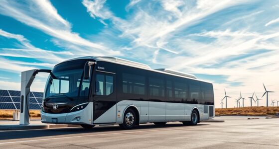 electric bus renewable charging