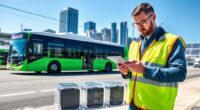 electric bus solid state trials