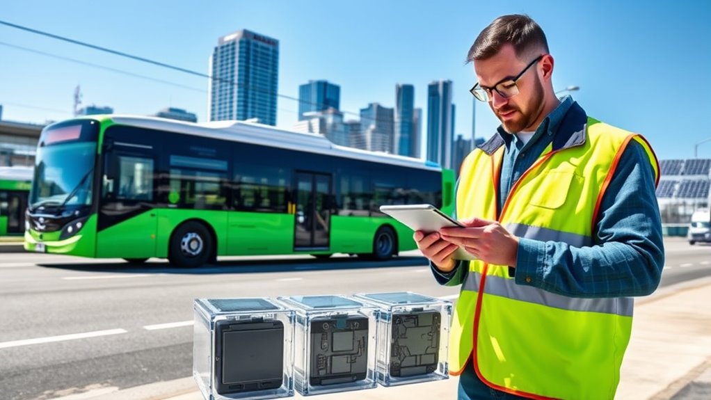 electric bus solid state trials