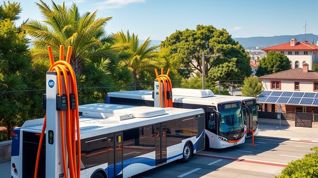 electric bus v2g microgrids
