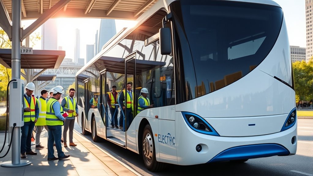 electric buses funding pilot projects