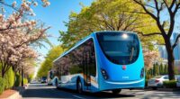 electric buses reduce co
