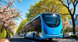 electric buses reduce co