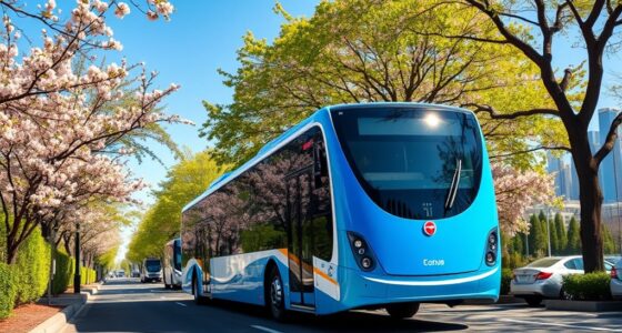 electric buses reduce co
