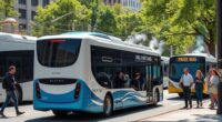 electric buses replacing cng