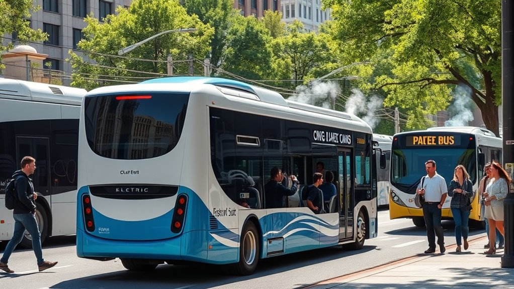 electric buses replacing cng