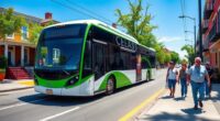 electric buses serve low income neighborhoods