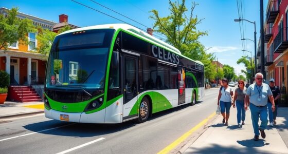 electric buses serve low income neighborhoods