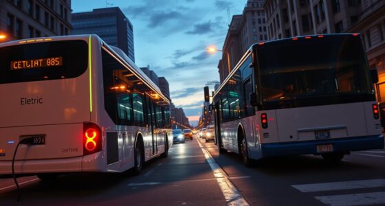 electric vs diesel bus costs