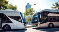 electric vs hydrogen bus