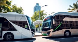 electric vs hydrogen bus