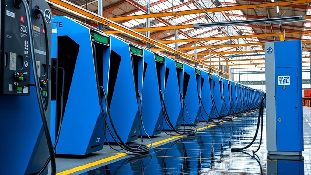 london depot high power chargers