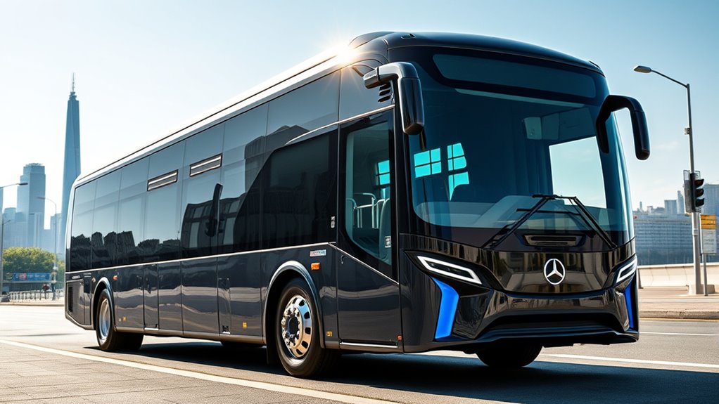 long range eco friendly electric bus