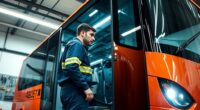 mechanic transitions to electric buses