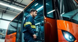 mechanic transitions to electric buses