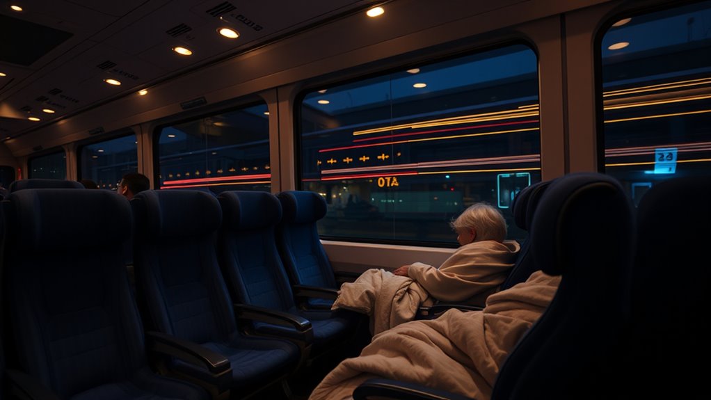 overnight electric coaches sleep