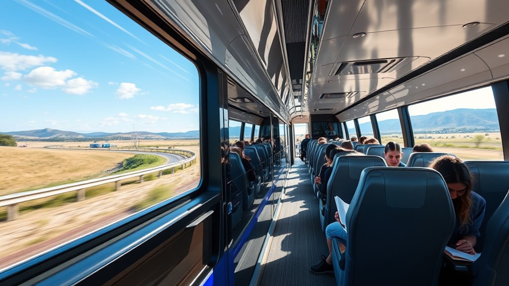 passenger experiences on electric coaches