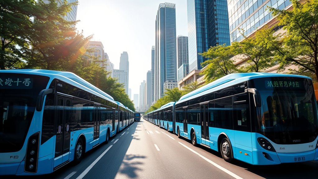 shenzhen electric bus fleet