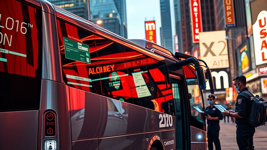 smart secure autonomous buses